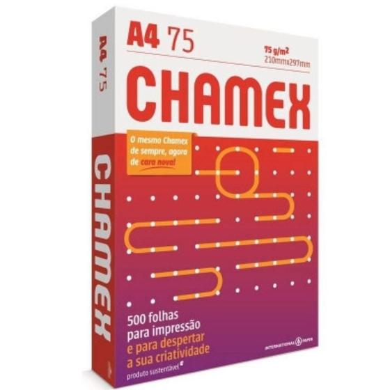 Imagem de Papel Sulfite A4 75g Com 500 Folhas - Chamex