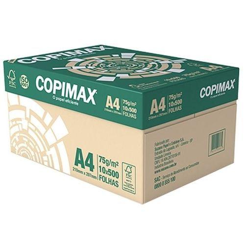 Imagem de Papel Sulfite A4 75gr. 210 X 297mm Caixa C/10 PT 500fls - Copimax ou Report 