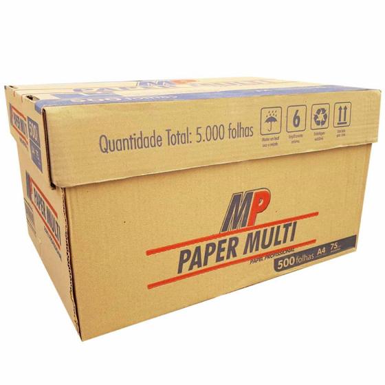 Papel Sulfite A4 Paper Multi 5000 Folhas Menor preço em Papel Sulfite A4 Paper Multi 5000 Folhas