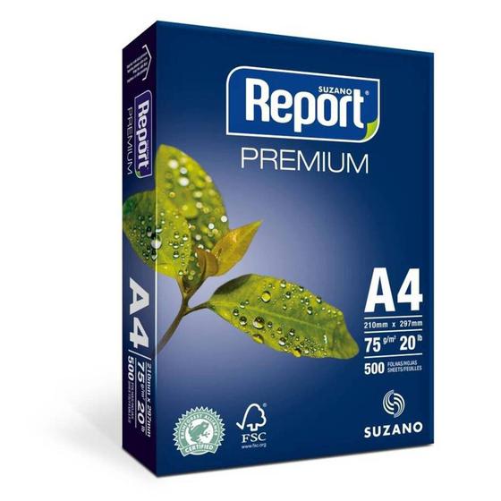 Papel Sulfite A4 Report Branco Premium 500 Folhas 210x297mm 75g é boa?