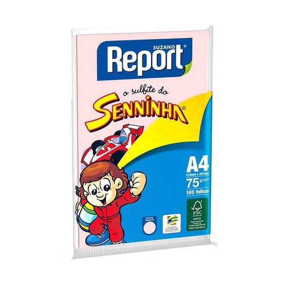 Imagem de Papel Sulfite A4 Report Seninha 75g Rs C/100fls 73