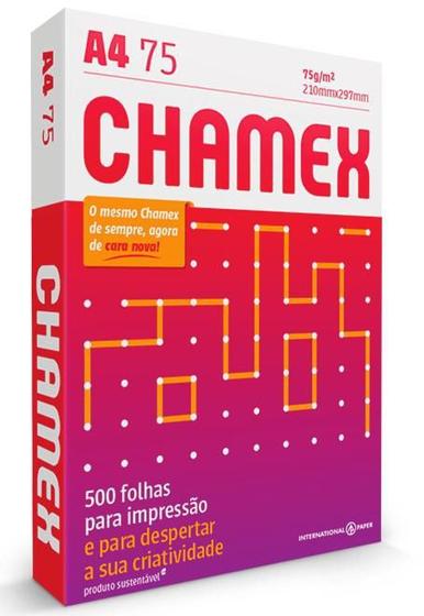Imagem de Papel Sulfite Chamex Office - A4 - Pacote Com 500 Folhas