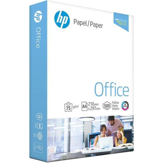 Papel sulfite HP Office A4 75g 210mmx297mm Ipaper Menor preço em Papel sulfite HP Office A4 75g 210mmx297mm Ipaper
