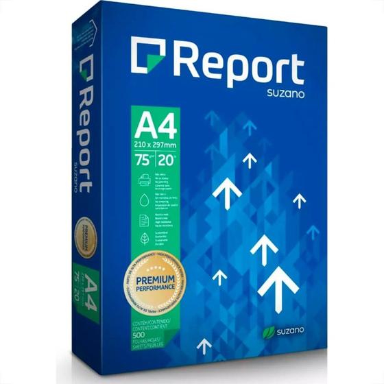 Imagem de Papel Sulfite Report Premium A4 Com 500 Folhas