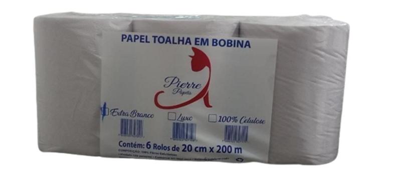 Imagem de Papel Toalha Em Bobina Com 6 Rolos - Pierre