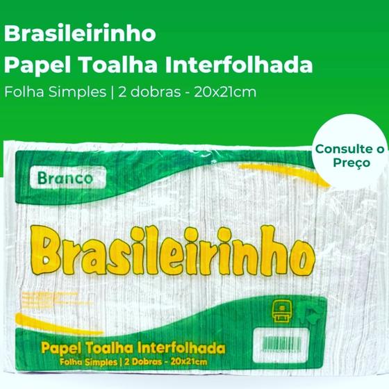 Papel Toalha interfolha Branco Menor preço em Papel Toalha interfolha Branco