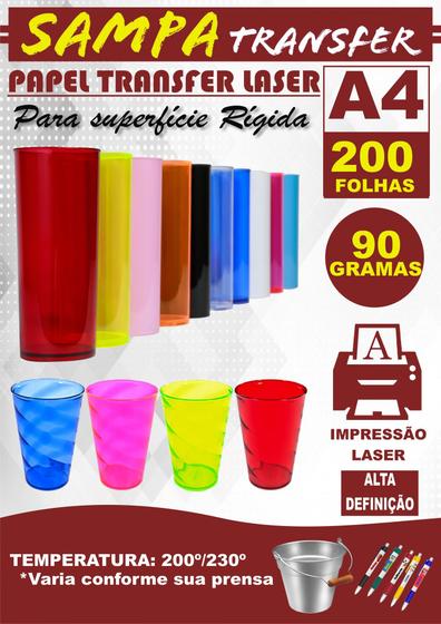 Imagem de Papel transfer laser 90 gramas a4 200 folhas