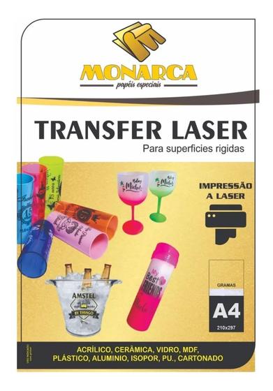 Imagem de Papel Transfer Laser Top Direto Da Fábrica 90g 100 Folhas