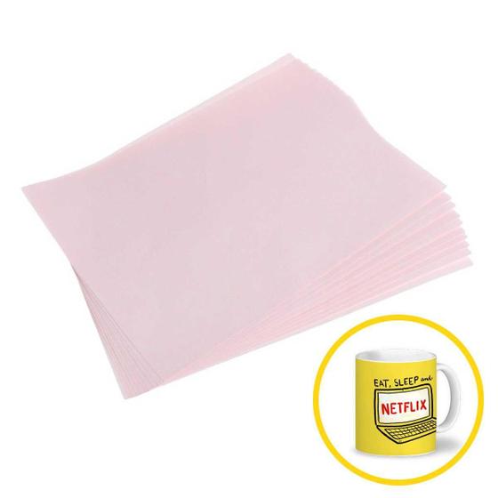 Imagem de Papel Transfer Sublimático A4 100G Rosa 20 Folhas - Sumex