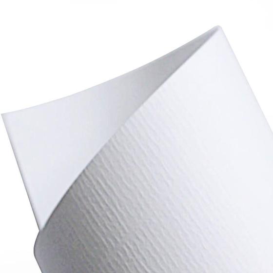 Papel Vergê Texturizado 180g A4 Branco Premium com 50 Folhas ...