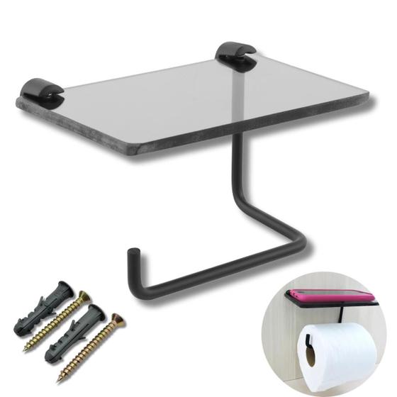 Papeleira Porta Objetos Vidro Fumê Preto Porta Celular é boa?