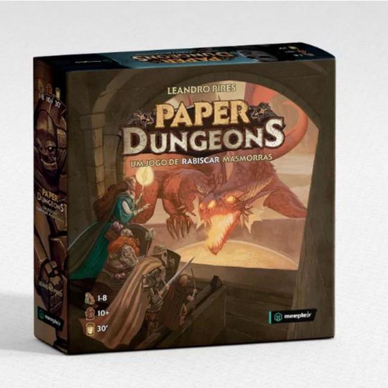 Imagem de Paper Dungeons - Meeple BR - MECA