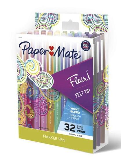 Imagem de Paper Mate Flair Felt Tip Pens - Limited Edition - 32 Un