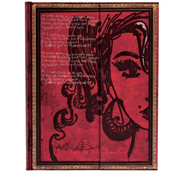 Imagem de Paperblanks Amy Winehouse Lágrimas Secas Capa Dura 23x18cm