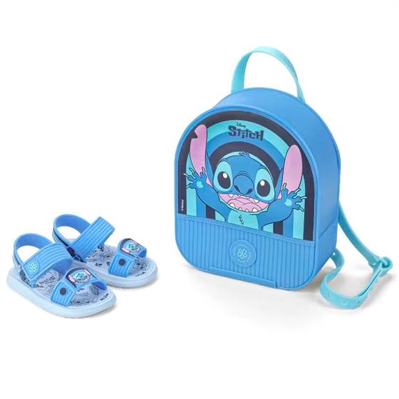 Imagem de Papete Infantil Grendene Disney Mochila do 19 ao 25 Azul 23078