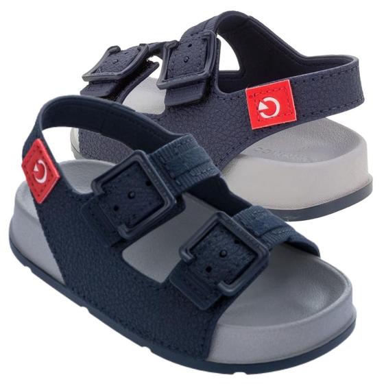 Papete Infantil Masculina Slide Menino Baby Sandália Bebe Cartago Mini ...