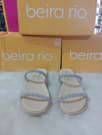 Imagem de Papete Strass trança Beira Rio Feminina 848810527066