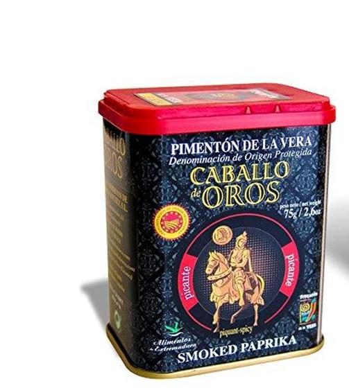 Imagem de Paprika Picante Denominação Pimentão de La Vera 75g Caballo de Oros