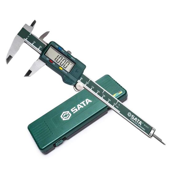 Imagem de Paquímetro Digital 150mm Profissional Atla Precisão com Case