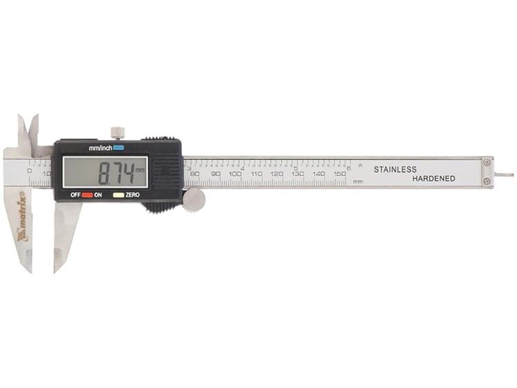 Paquímetro Universal Digital 150mm em Aço Inox MTX
