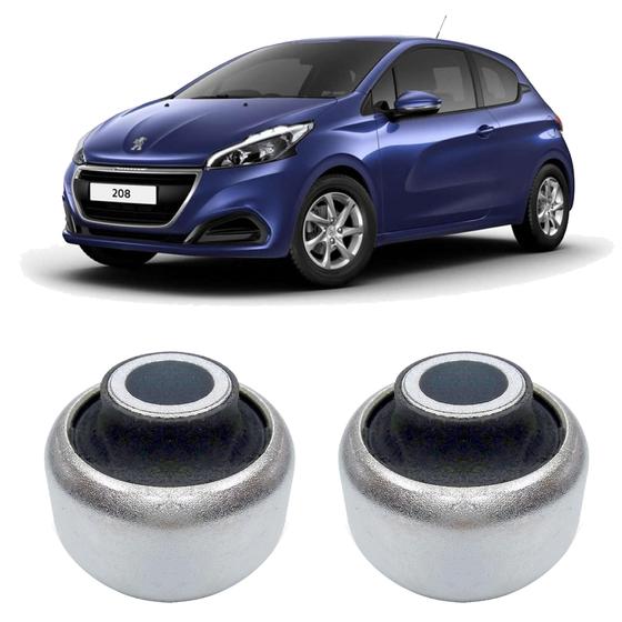 Imagem de Par 2 Borracha Balança Dianteira Peugeot 208 2013 A 2020