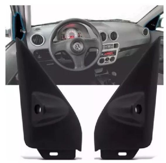 Imagem de Par Acabamento Interno Retrovisor Gol G2 G3 G4  04 Portas C/remoto