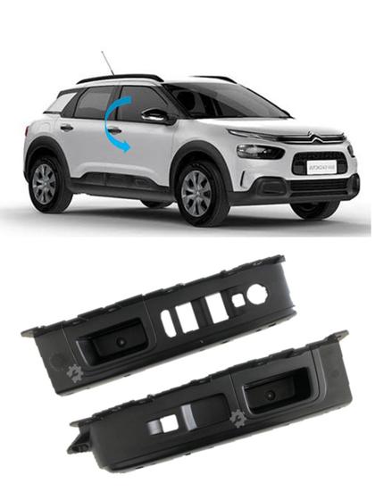 Imagem de Par Acabamento Puxador Direito Esquerdo Citroen Cactus 2019