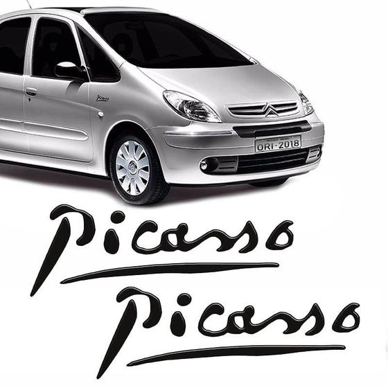 Imagem de Par Adesivos Picass Citroën Xsara Emblema Lateral Resinado