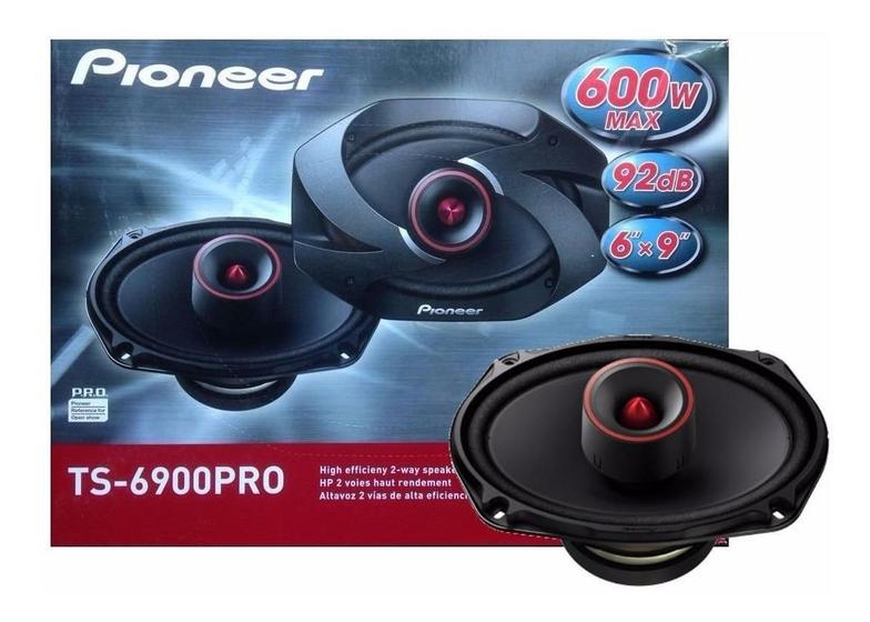 Imagem de Par Alto Falante Pioneer Ts-6900pro 6x9 2 Vias 600w 4 Ohms