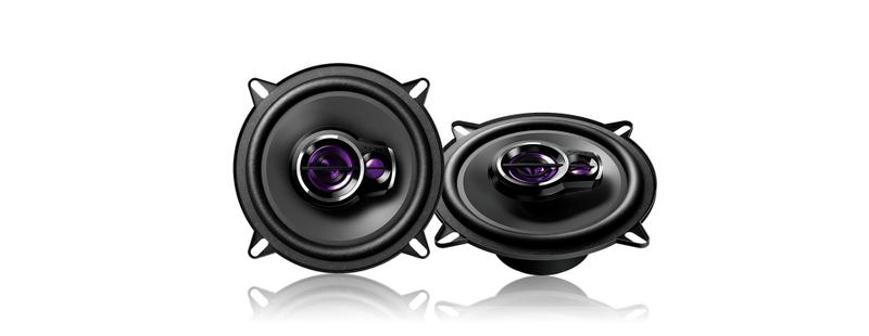 Imagem de Par Alto Falantes Triaxial Pioneer Ts1360br 5 Pol 100w Rms Portas WOOFER COM CONE DE IMPP TWEETER PIEZOELÉTRICO chassi Reduzido