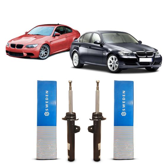 Imagem de Par Amortecedor Dianteiro Suspensão Dianteira Original Sweden BMW 330i E90 2005 2006 2007 2008 2009 2010