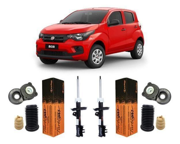 Imagem de Par Amortecedor Kit Coxim Dianteiro Fiat Mobi 2020