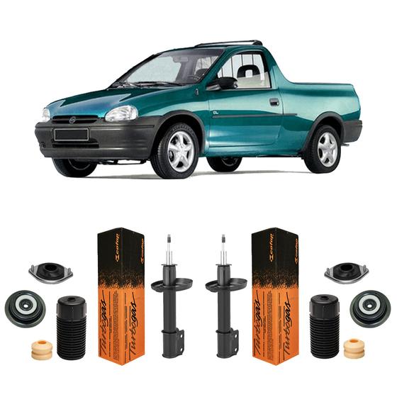 Imagem de Par Amortecedor Kit Dianteiro Gm Corsa PickUp 1998 1999 2000