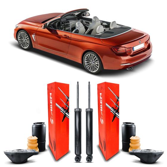 Imagem de Par Amortecedor Original Allen + Kit Coxim Batente Coifa Suspensão Traseira Bmw 428i F33 Cabrio 2014 2015 2016