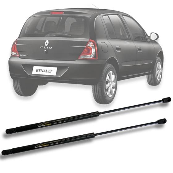 Par Amortecedor Tampa Porta Malas Clio Hatch 2000 Ate 2016 Menor preço em Par Amortecedor Tampa Porta Malas Clio Hatch 2000 Ate 2016