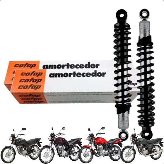 Imagem de Par Amortecedor Traseiro De Moto Original Cofap Titan Honda