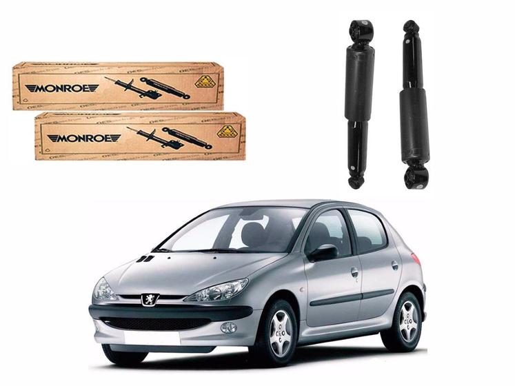 Imagem de Par amortecedor traseiro monroe original peugeot 206 1.4 2008 a 2016