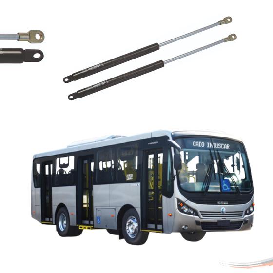 Imagem de Par Amortecedores Tampa Motor/Bagageiro Ônibus Caio 37 Kgf