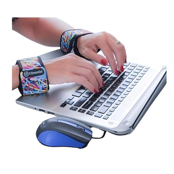 Imagem de PAR Apoio de Punho Ergonomico Acessorio Portátil para Notebook Pc Desktop