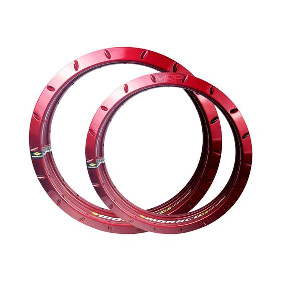 Imagem de Par Aros em Alumínio Monaco Gs Tubeless Pra Pneu Sem Câmara Xtz Crosser 150 Vermelho