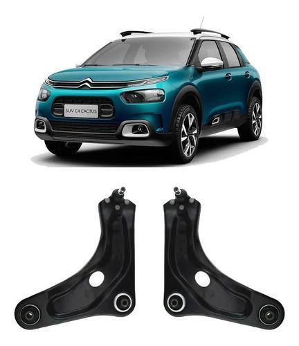 Imagem de Par Bandeja Completa Dianteira Citroen C4 Cactus 2018 19 20