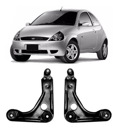 Imagem de Par Bandeja Suspensão Dianteira Ford Ka 1997 1998 1999 2000