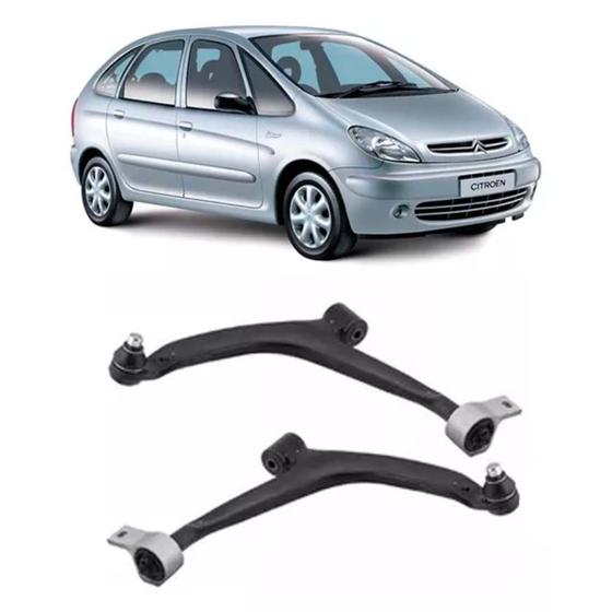 Par Bandeja Suspensão Xsara Picasso 2001 A 2011 Completo Menor preço em Par Bandeja Suspensão Xsara Picasso 2001 A 2011 Completo