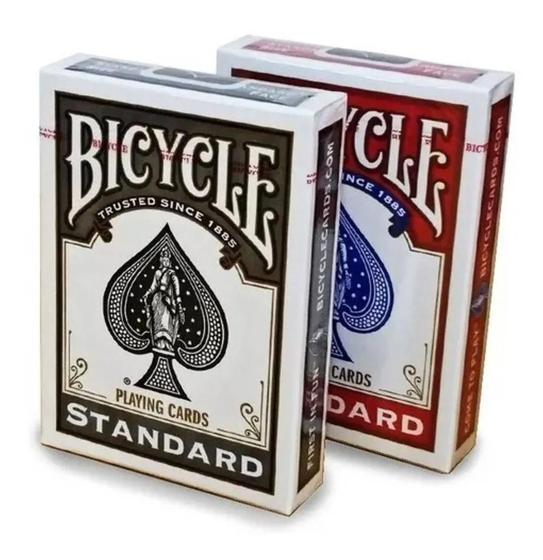 Par Baralho Bicycle Standard Preto e Vermelho - Baralho - Magazine Luiza