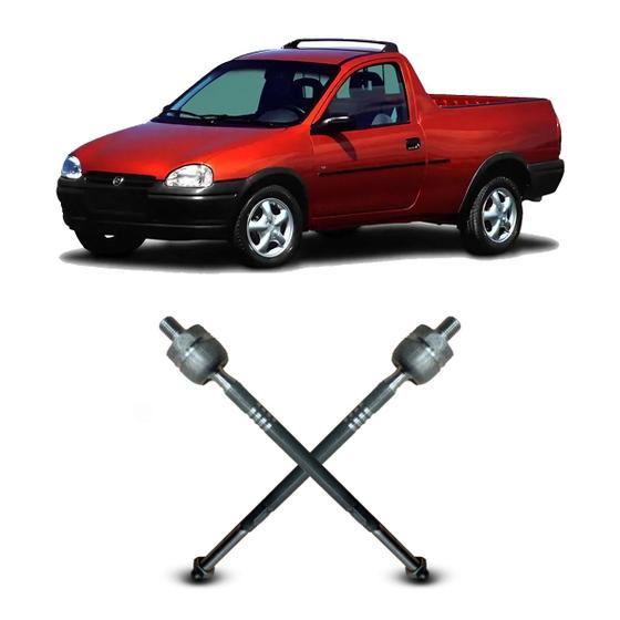 Imagem de Par Barra Articulação Axial Dianteira Chevrolet Corsa Pickup 1998 1999 2000 2001 2002 2003