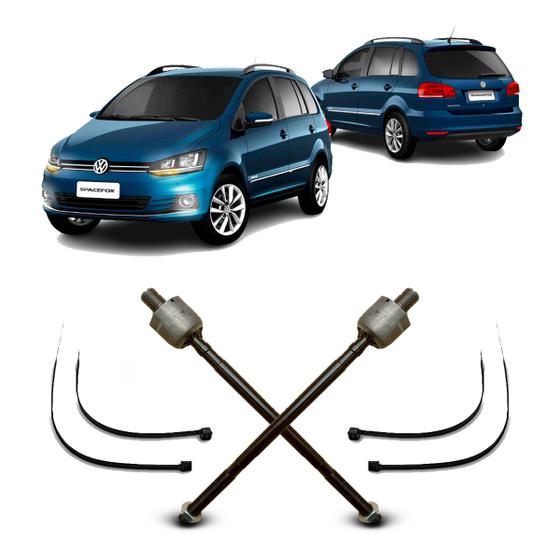 Imagem de Par Barra Braço Articulação Axial Dianteira Volkswagen SpaceFox 2011 2012 2013 2014 2015 2016 2017 2018 2019