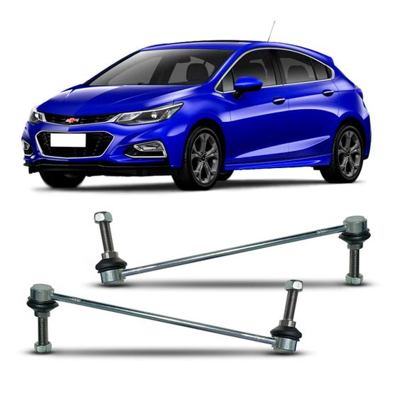 Imagem de Par Bieleta Barra Tirante Estabilizadora Suspensão Dianteira Chevrolet Cruze Hatch 2017 2018 2019 2020 2021 2022 2023