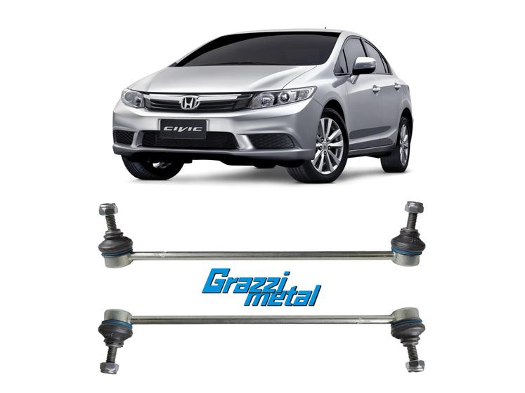 Imagem de Par Bieletas Dianteira Honda Civic 2012 2013 2014 2015 2016