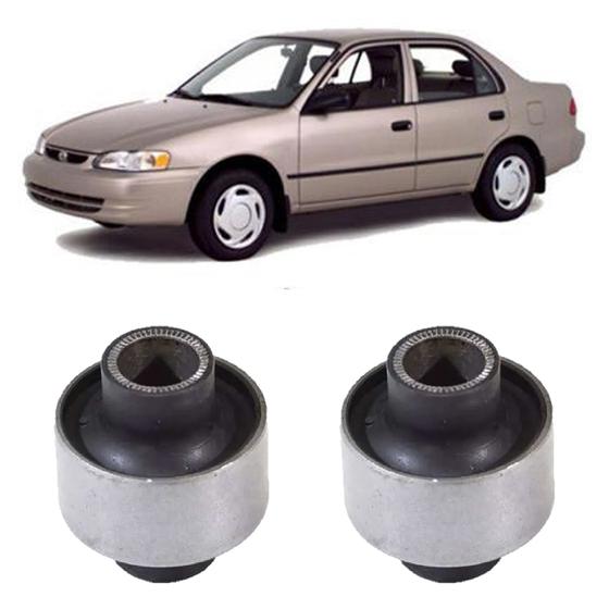 Imagem de Par Borracha Grande Balança Dianteira Corolla 1993 1994 1995