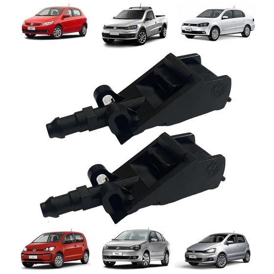Imagem de Par Brucutu Limpador Parabrisas Gol Voyage Saveiro G5 G6 G7 Polo 03 a 15 Fox  Original VW